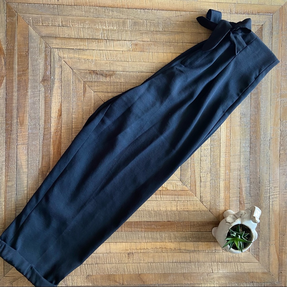 Front tie business work pant